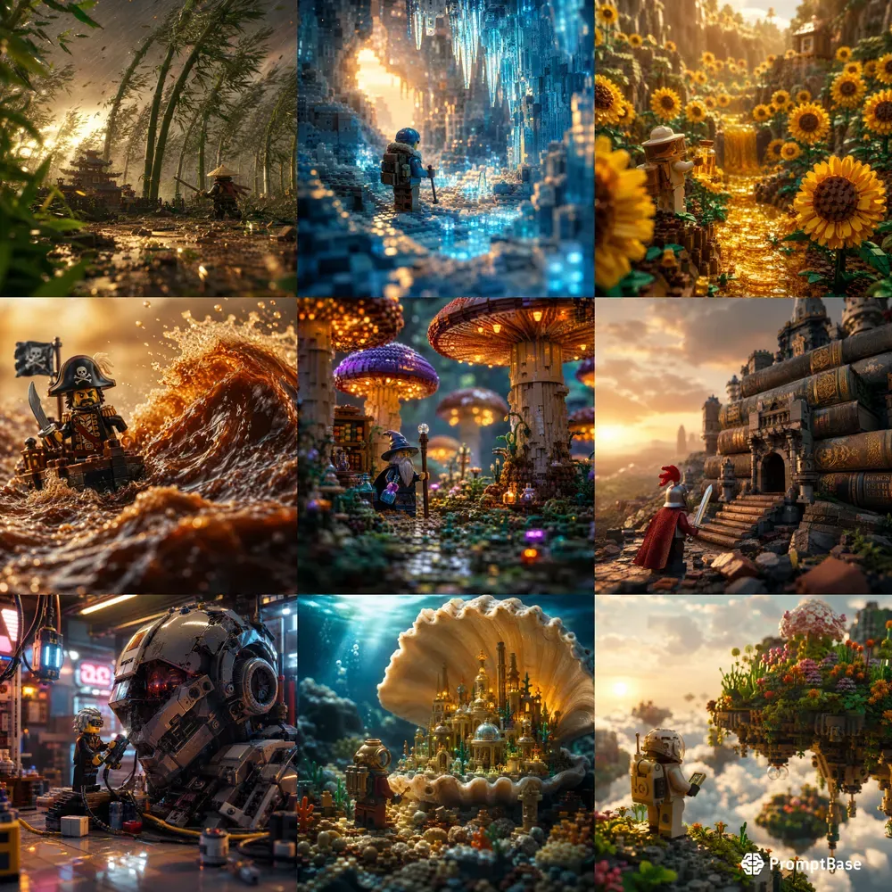 Lego Cinematic Mini Worlds Pros