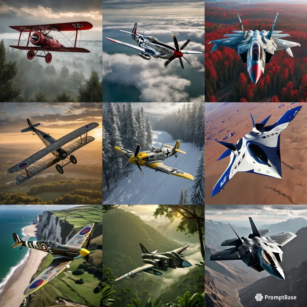 Fighter Planes Through The Ages Series