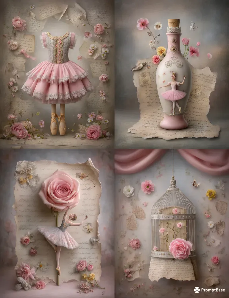 Ballet Junk Journal Pages