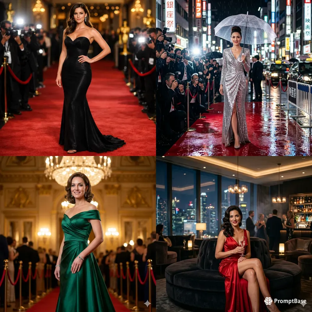 Red Carpet Glamour Photos