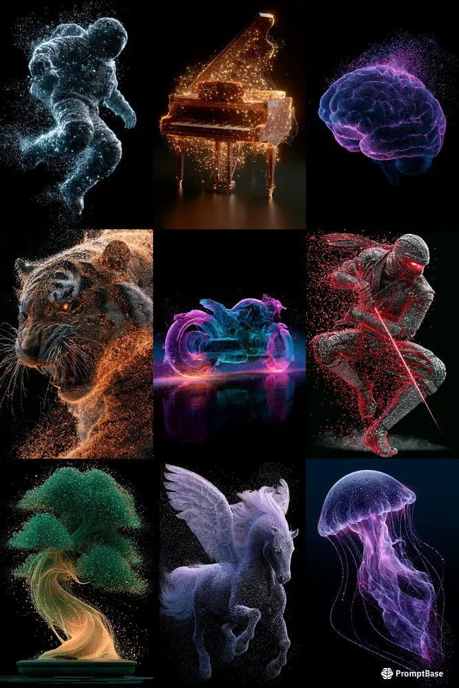 Quantum Pointillism Aesthetics