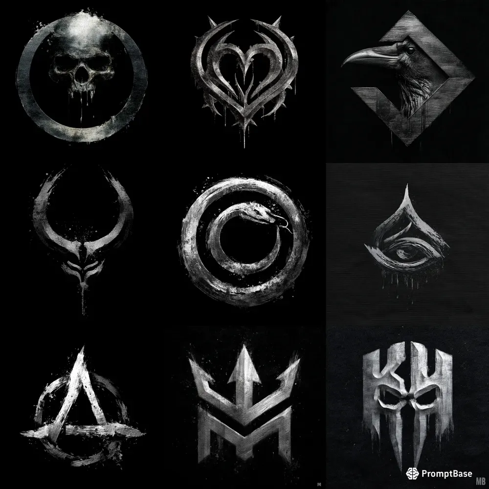 Metal Tshirt Logo Style Surreal Oil