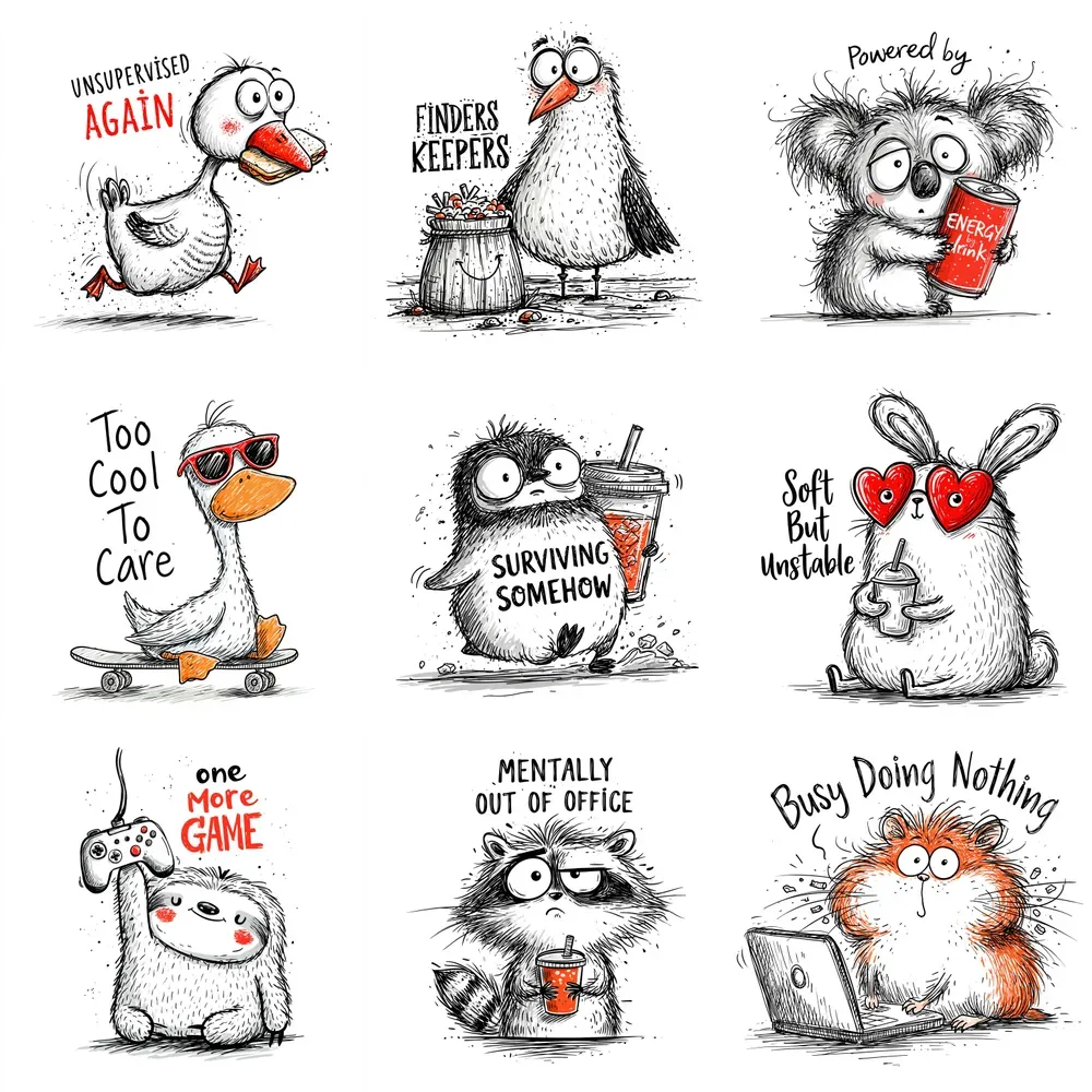 Sarcastic Animal Tshirt Designs