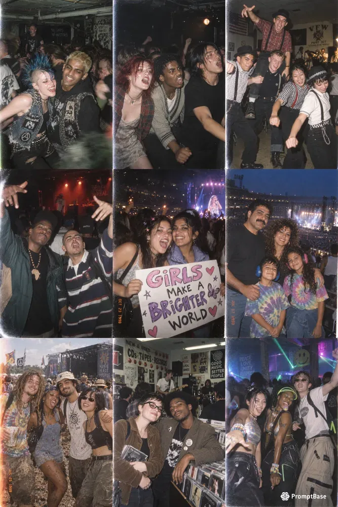 90s Concert Crowd Photos