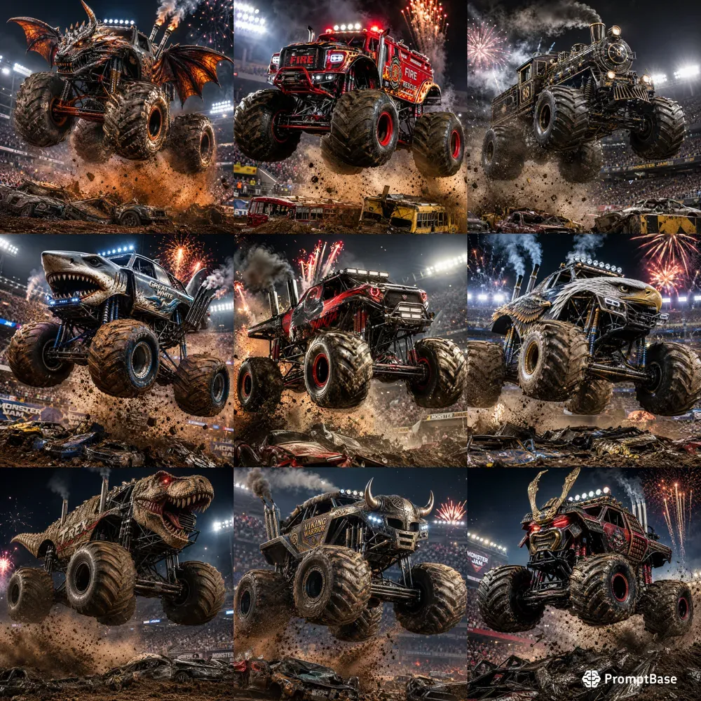 Epic Monster Truck Legends Generator