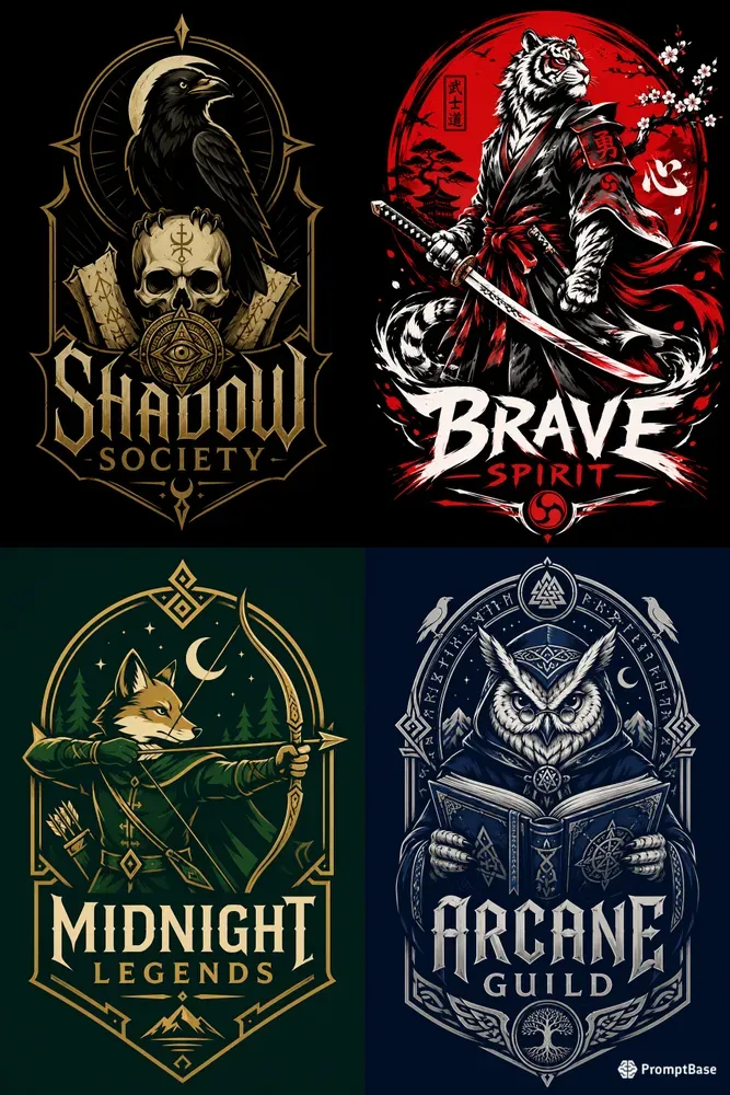 Narrative Mascot Emblem Logo Designers