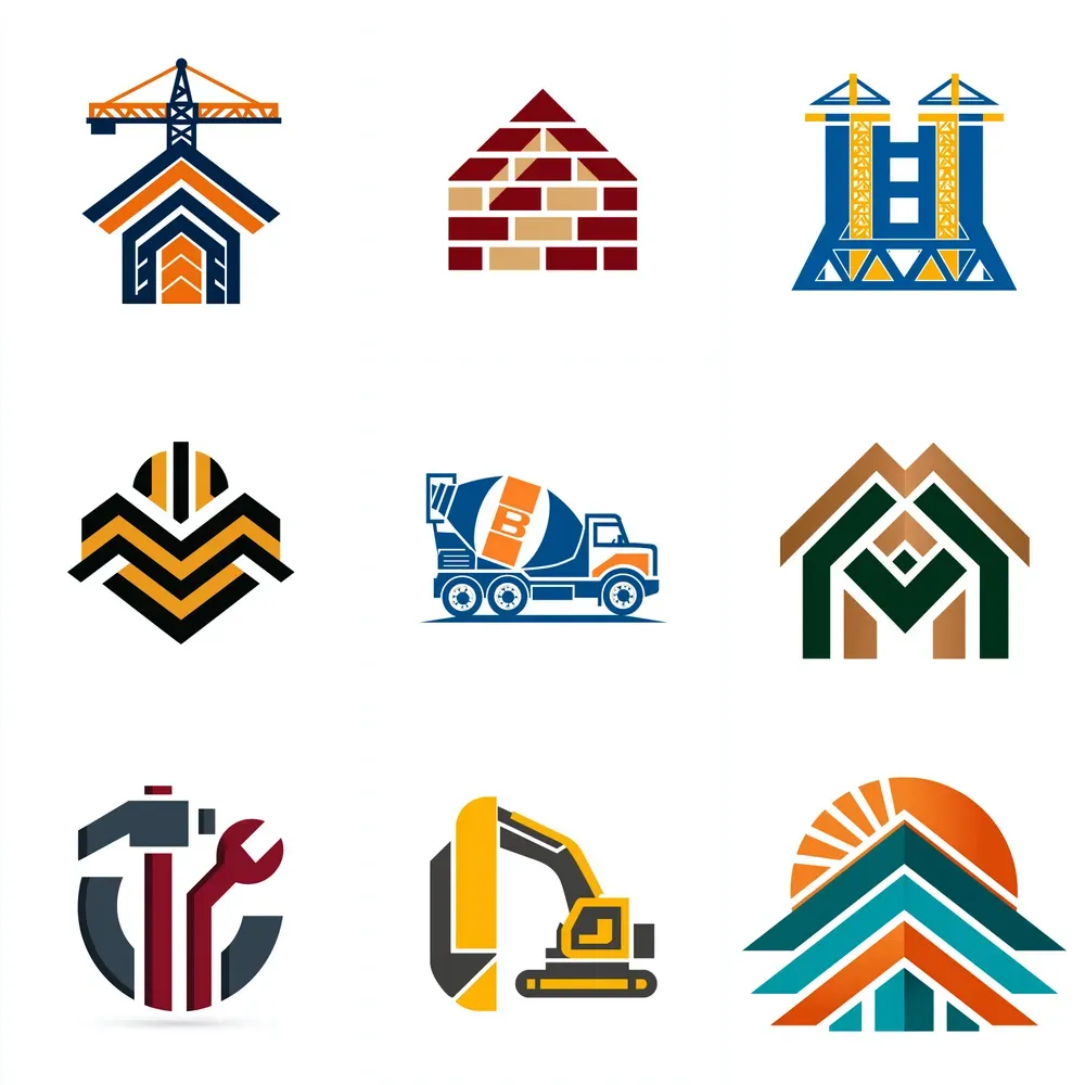 Construction Company Logo Designs