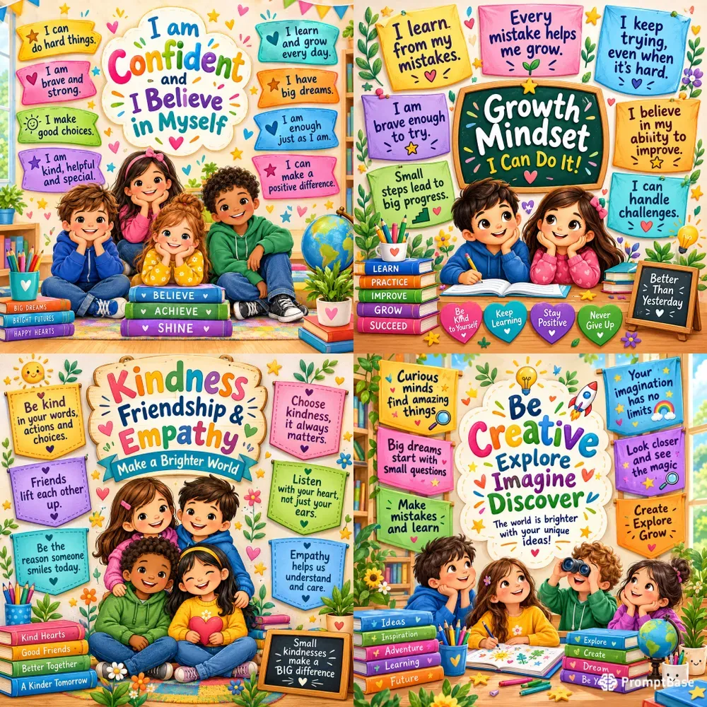 Bright Classroom Affirmations