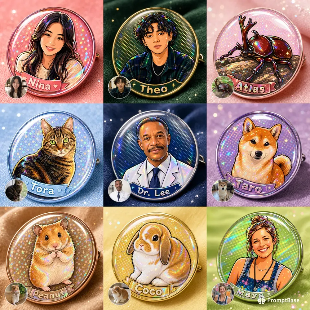 Holographic Can Badge Makers