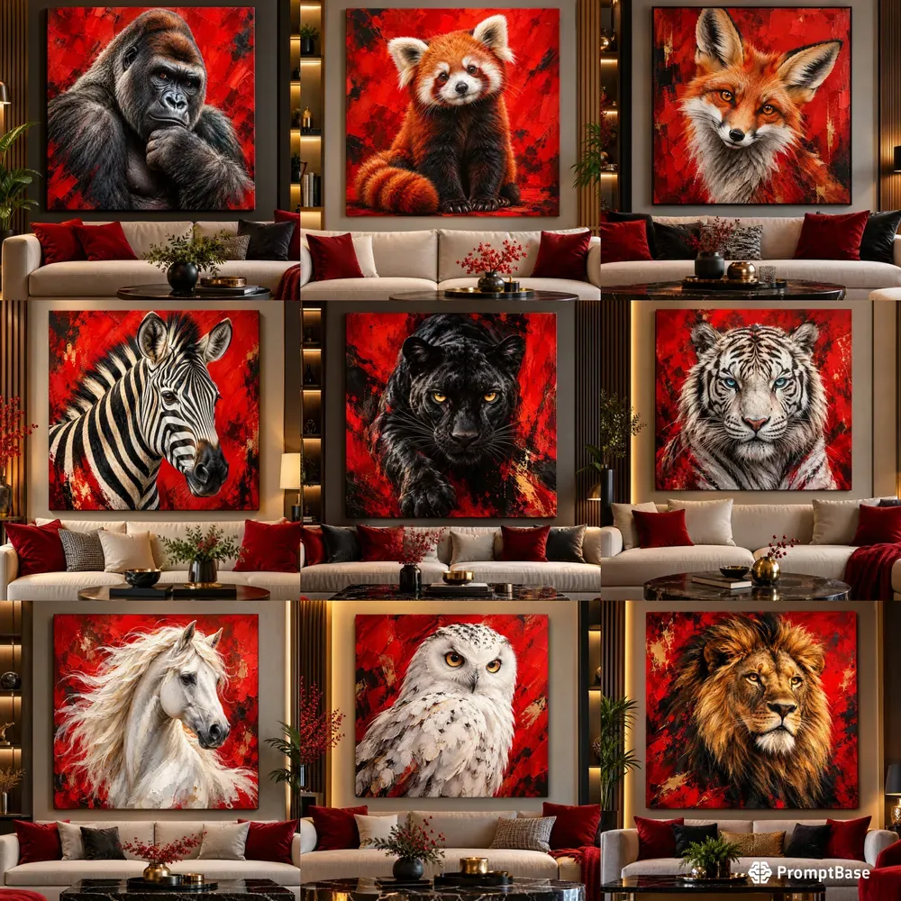 Bold Animal Canvas Art