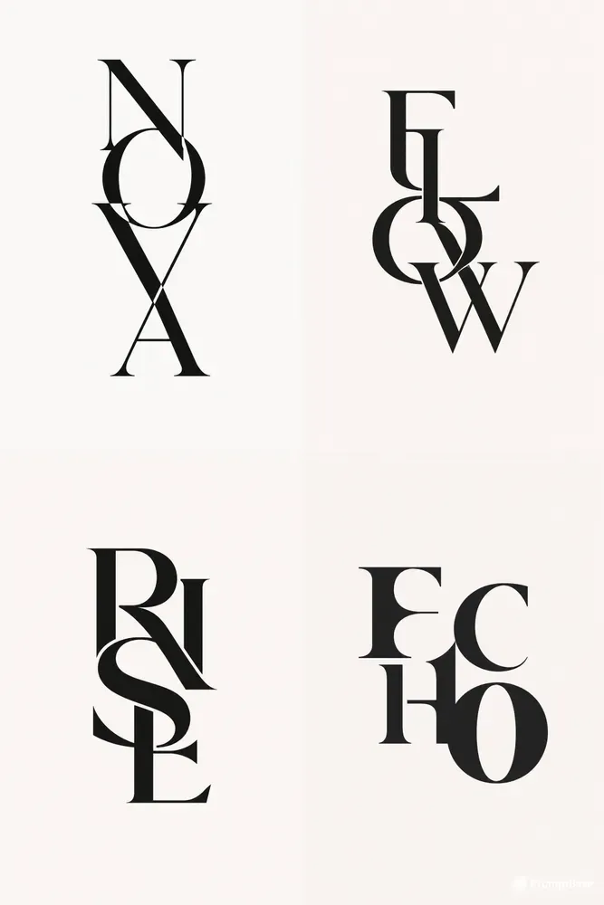 Minimal Typography Logo Generator