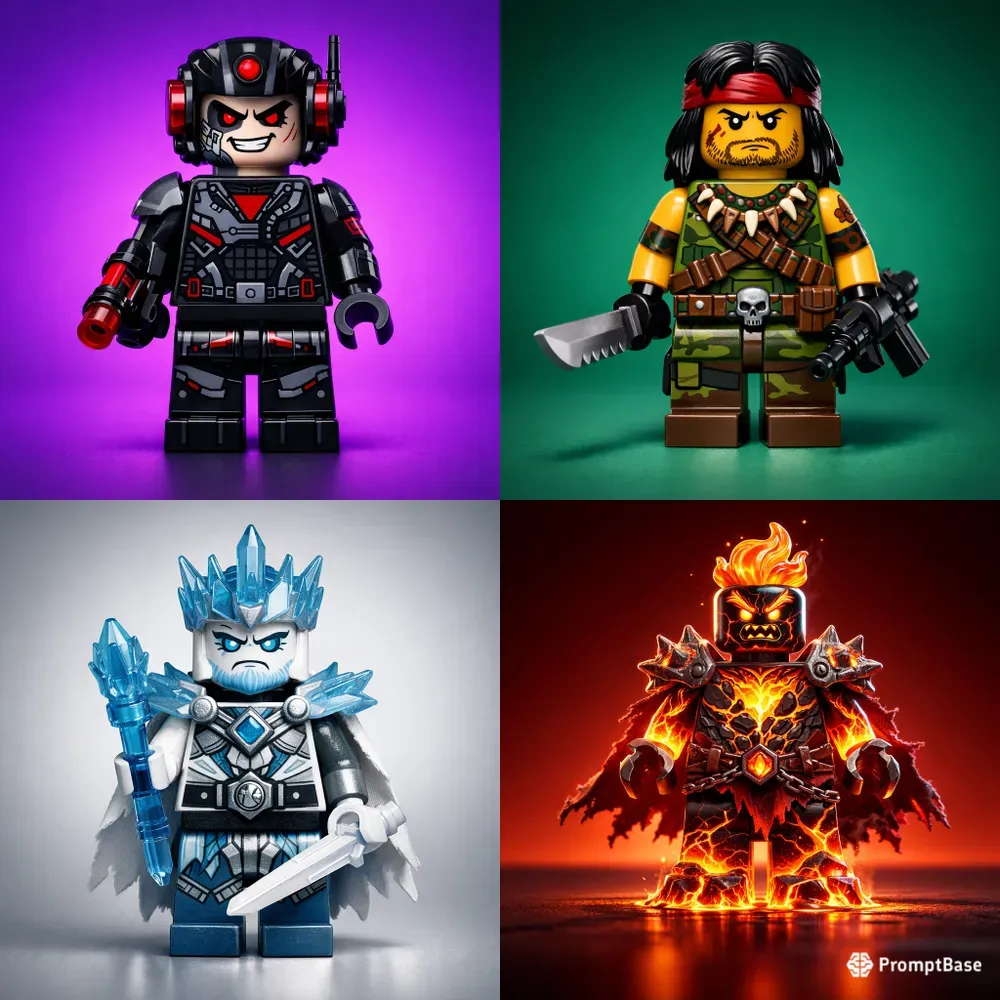 Lego Villain Portrait Generator