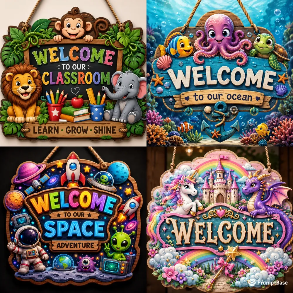 Creative Welcome Signs