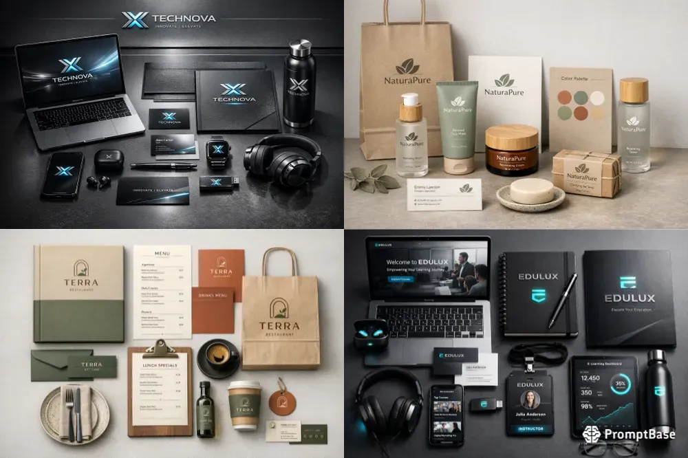 Professional Visual Branding Identities