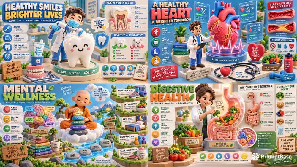 Vibrant Health Infographic Assets