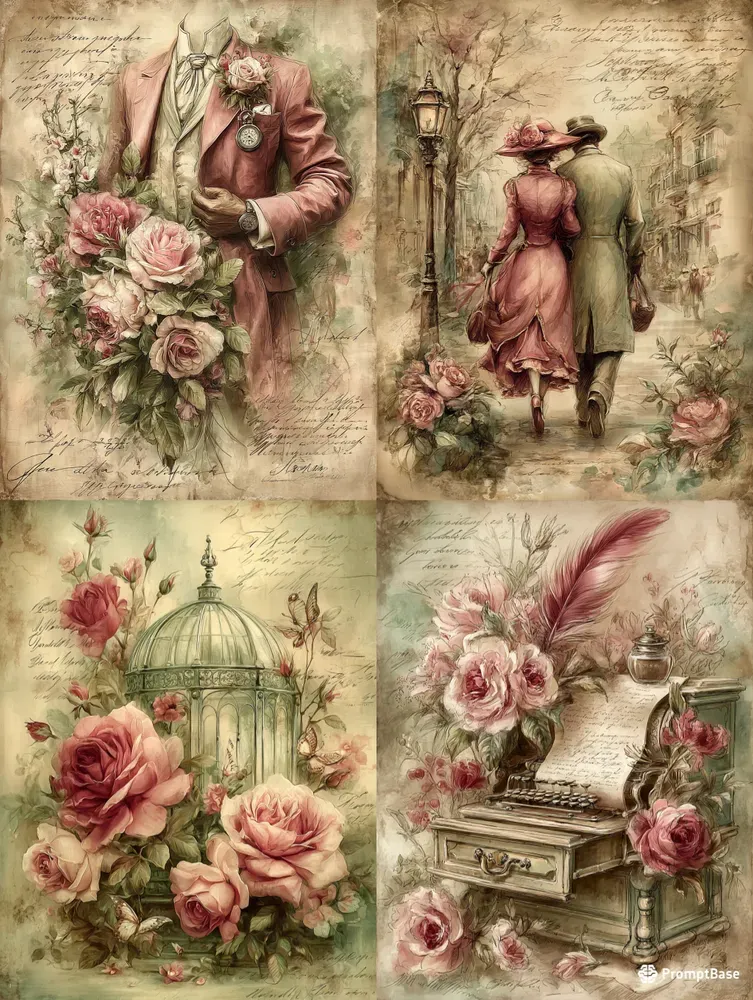 Vintage Victorian Junk Journals