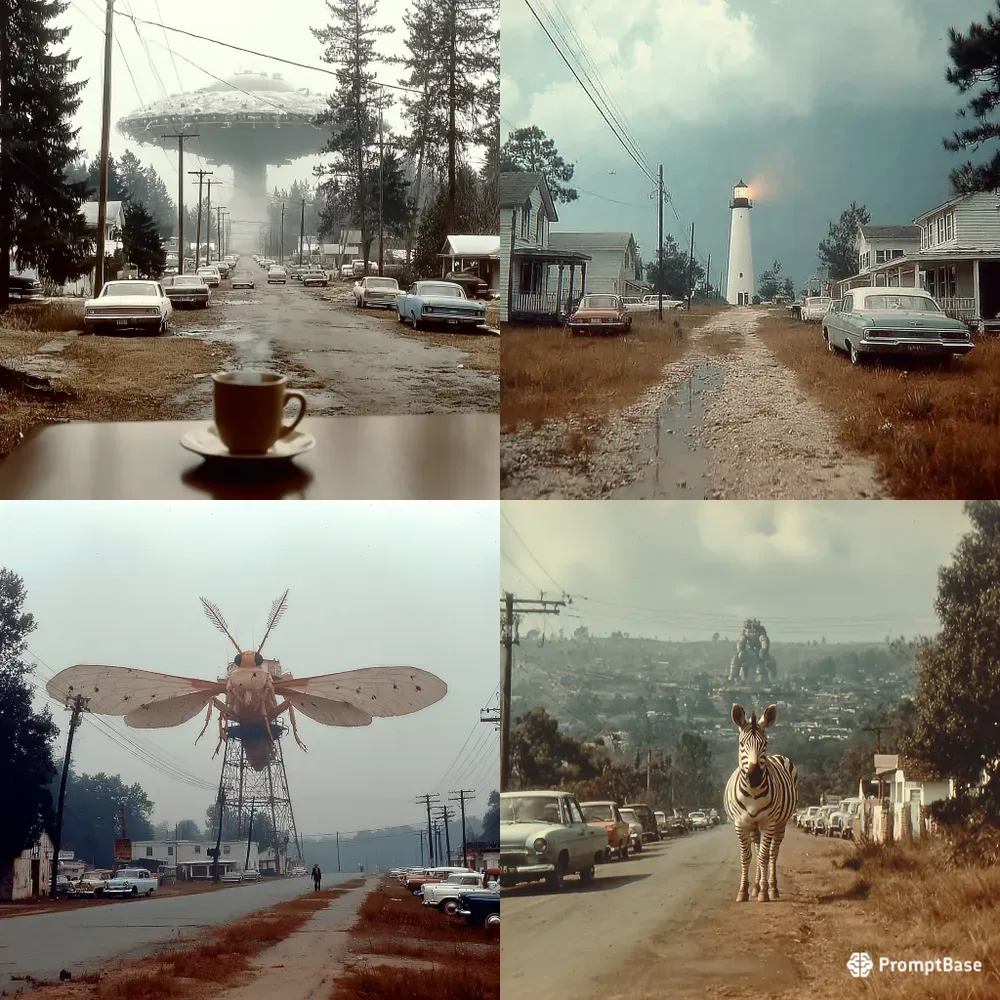 Film Photo Retro Uncanny Giants