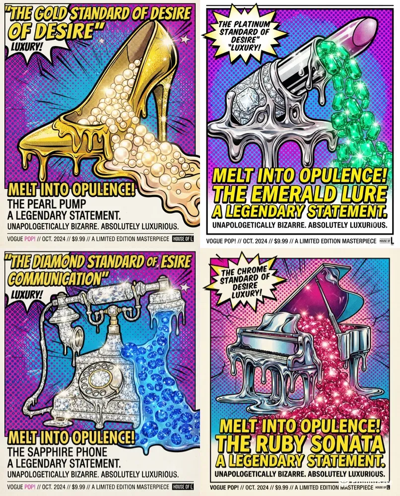 Classic Melting Stiletto Art