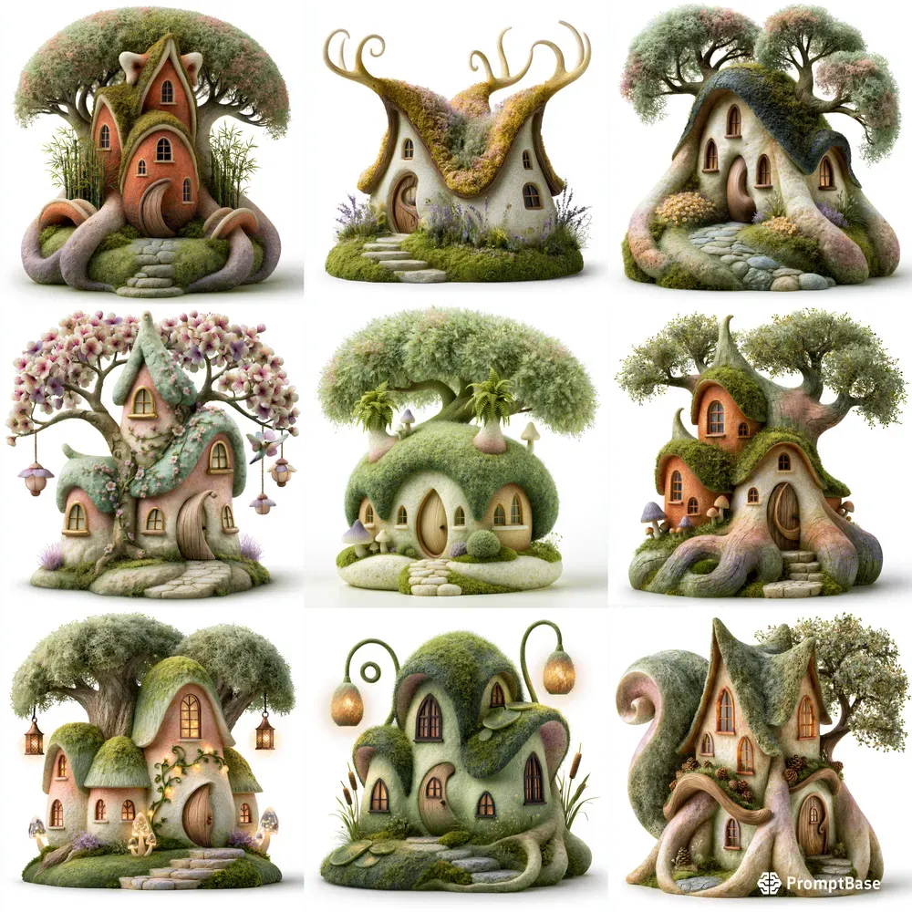 Woodland House Collection Cliparts