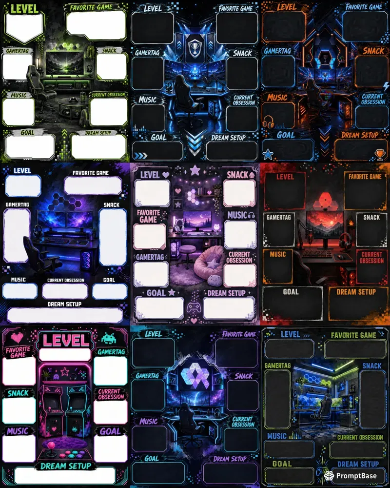Gaming Stats Milestone Boards