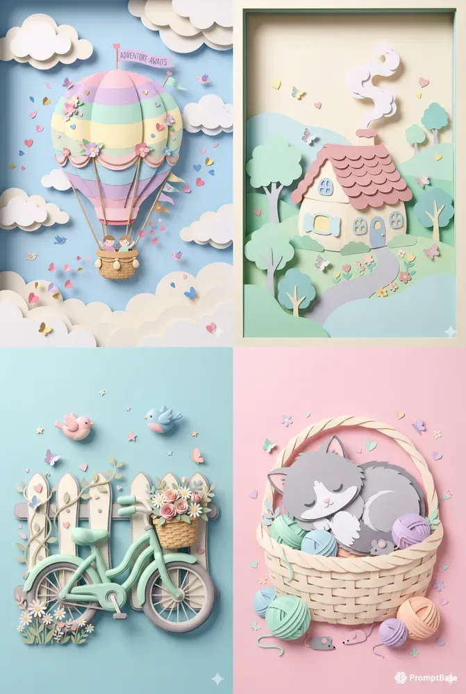 3D Whimsical Papercraft Art Creators