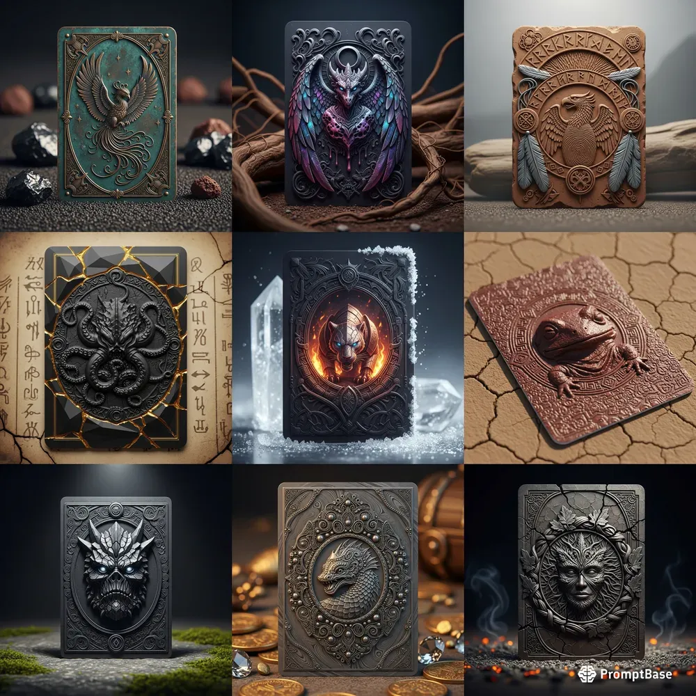 Embossed Mastercraft Cards