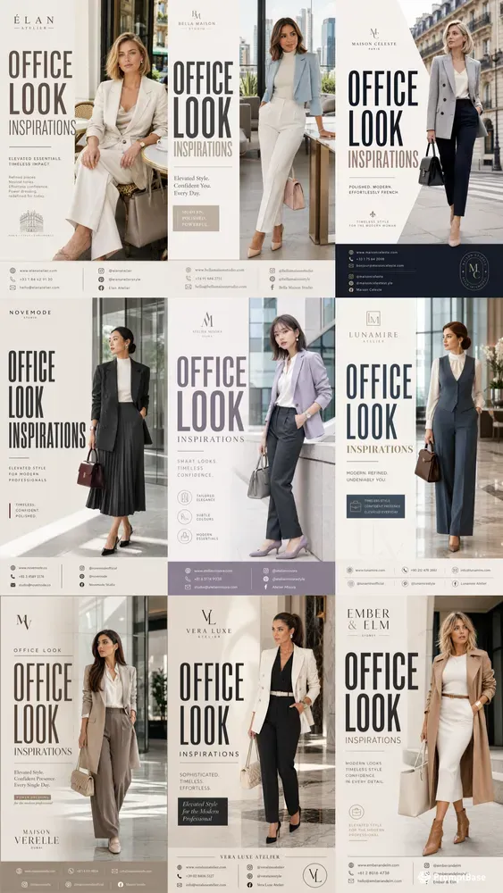 Editorial Office Fashion Pin Systems