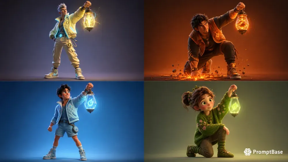 Chibis Character Companion Sets Pixar 3D