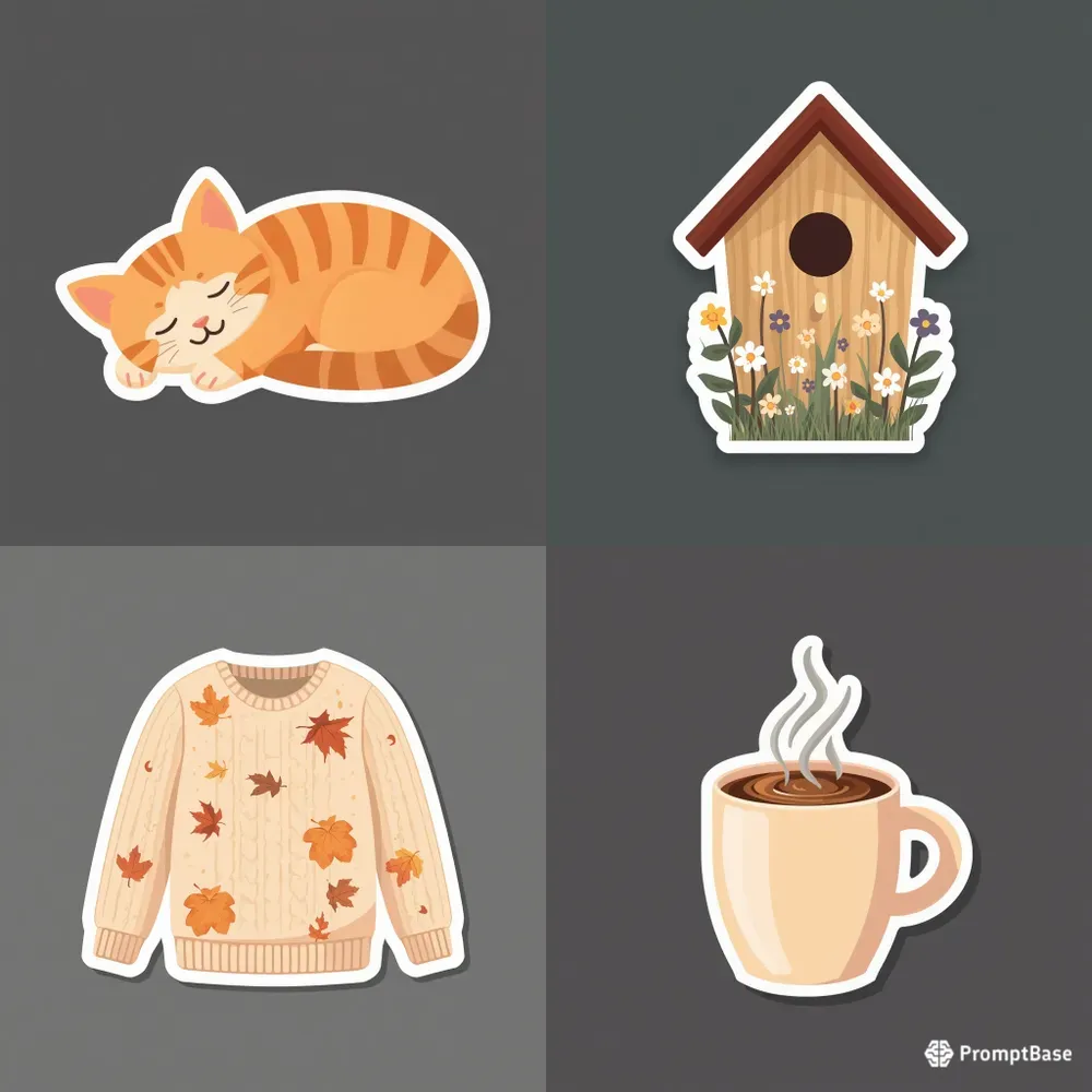 Cozy Stickers