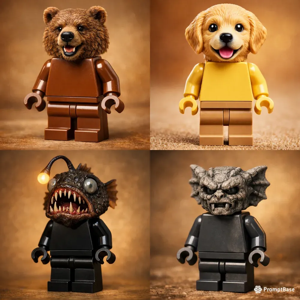 Hyperrealistic Custom Lego Minifigures