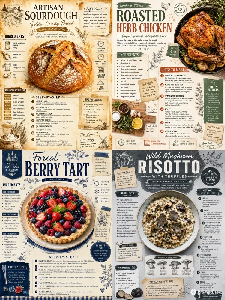 Premium Artisan Recipe Page Generator