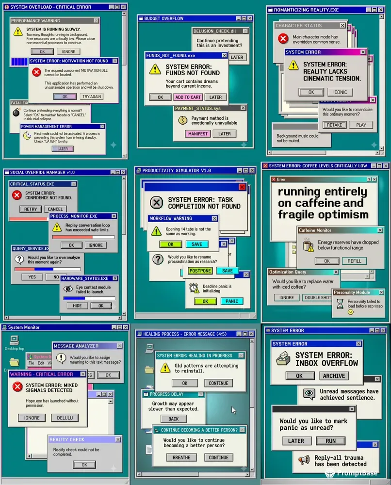 Retro Popup Humor