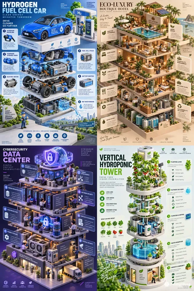 Premium 3D Isometric Infographics