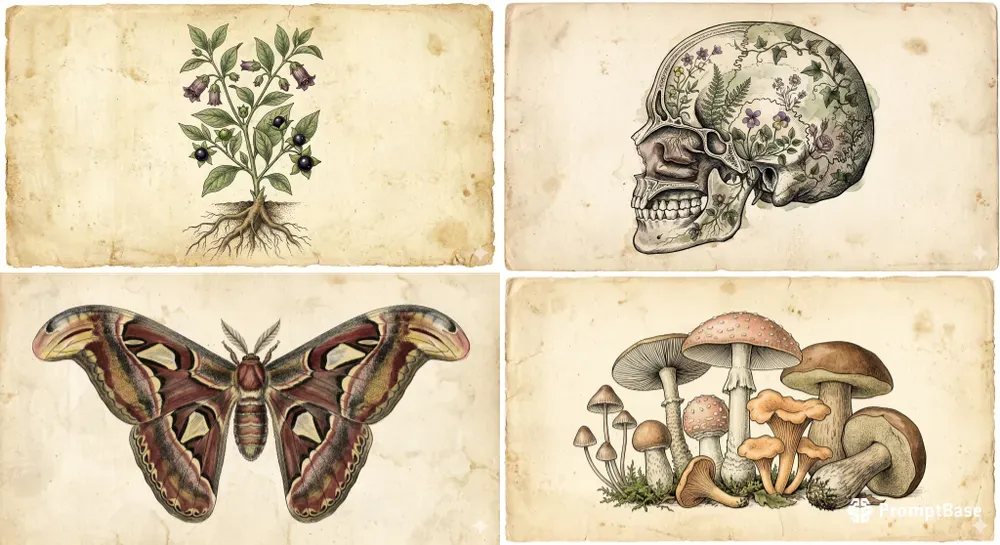 Vintage Scientific Sketches