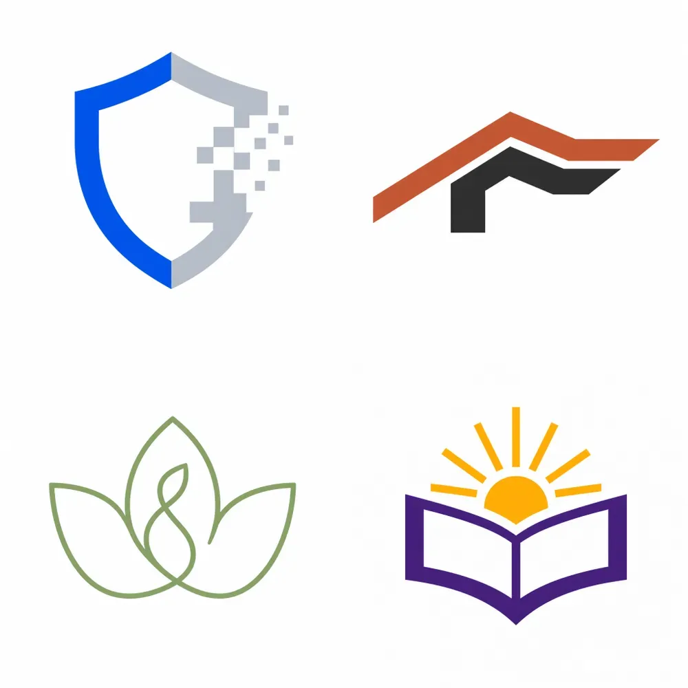 Neominimalist Adaptive Startup Logos