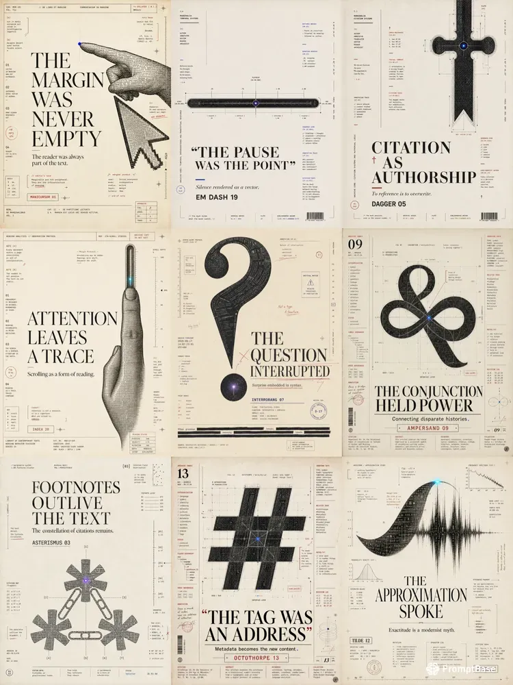 Hybrid Marginalia Poster Systems
