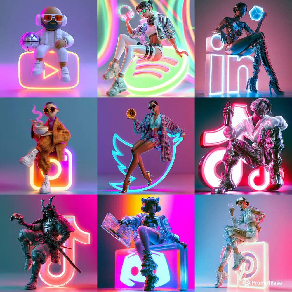 Premium 3D Arttoy Sns Avatar Studios