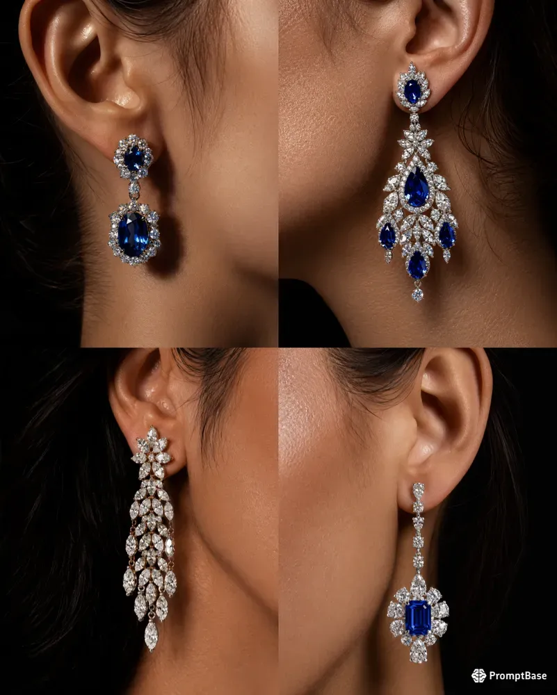 Luxury Jewelry Editorial Closeups