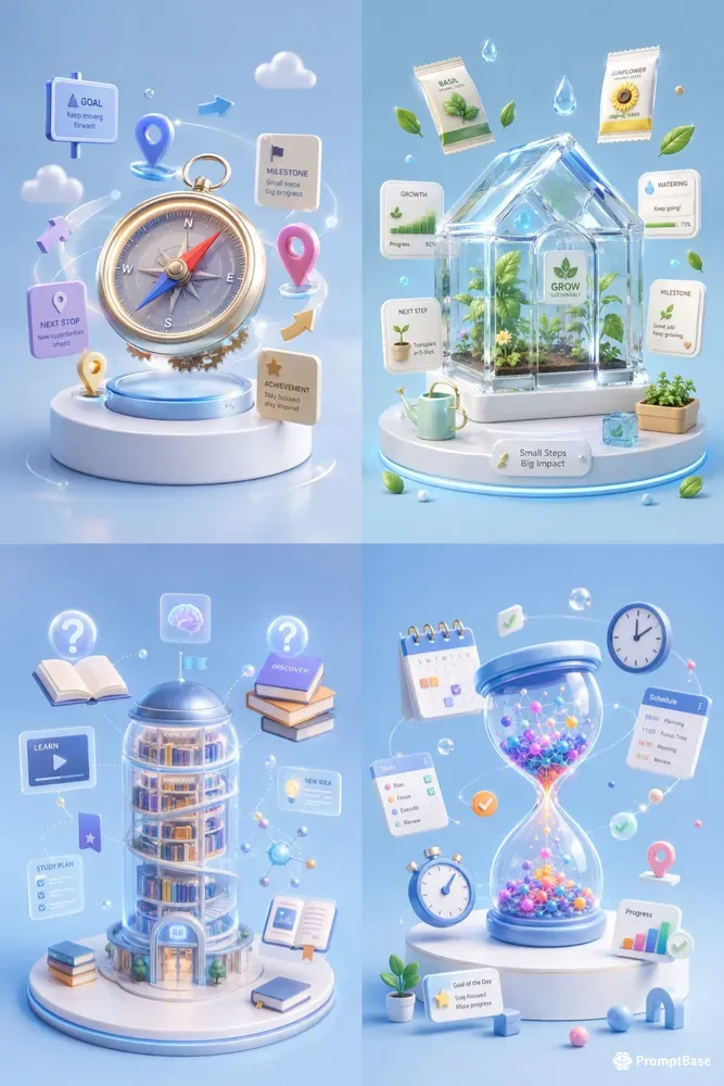 3D Concept Storyboard Scenes