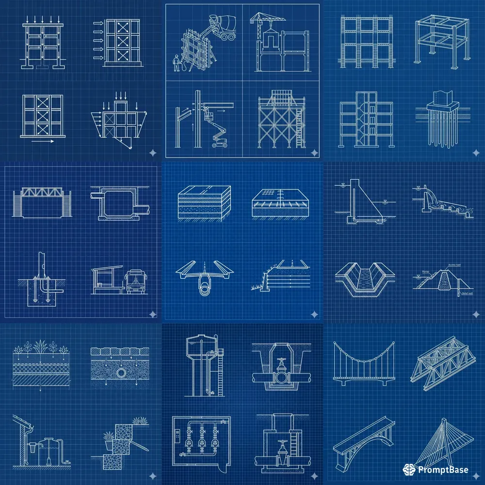 Civil Engineering Icons