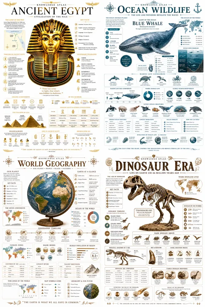 Knowledge Atlas Infographic Generator