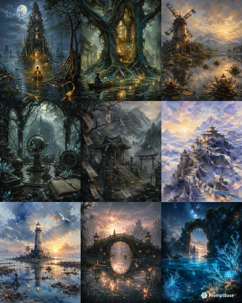 Symbolic Scene Compositions