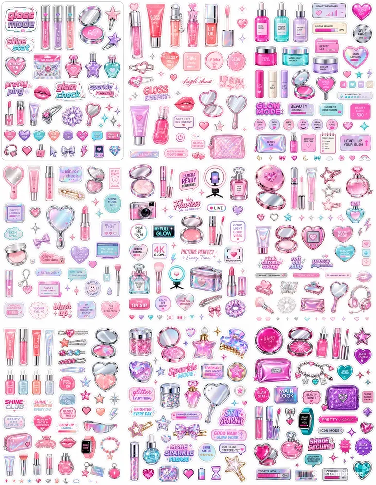 Glossy Beauty Stickers