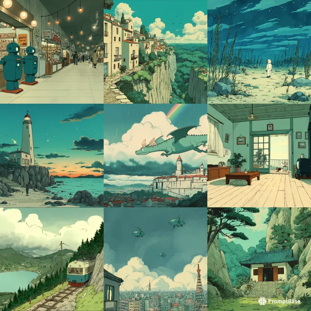 Anime Cinematic Environment Style