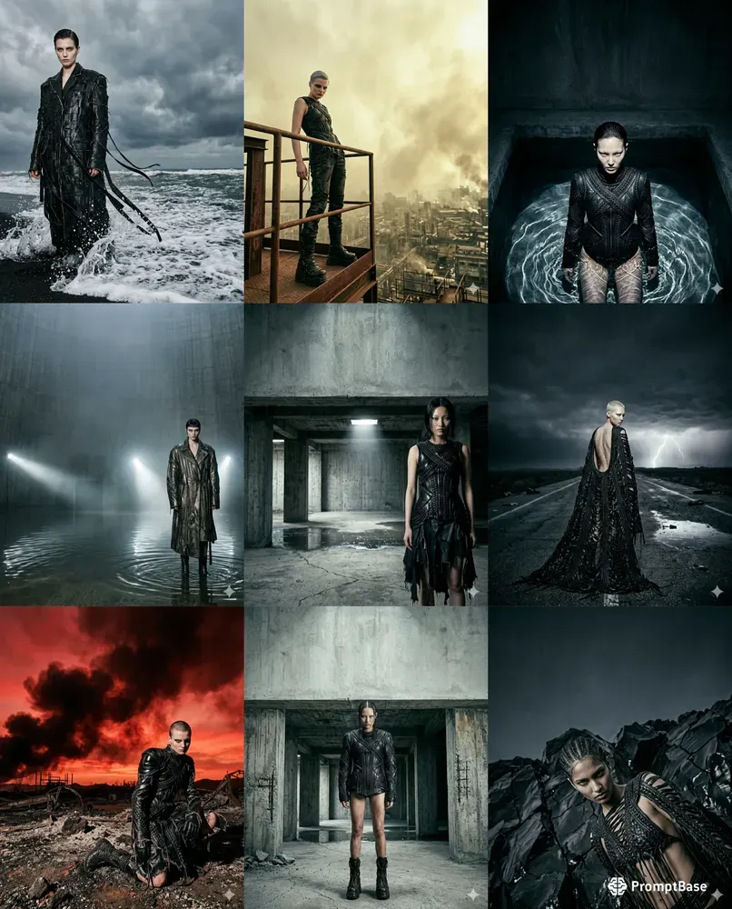 Dark Avant Editorial Portraits