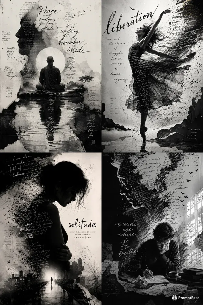 Typography Fusion Posters