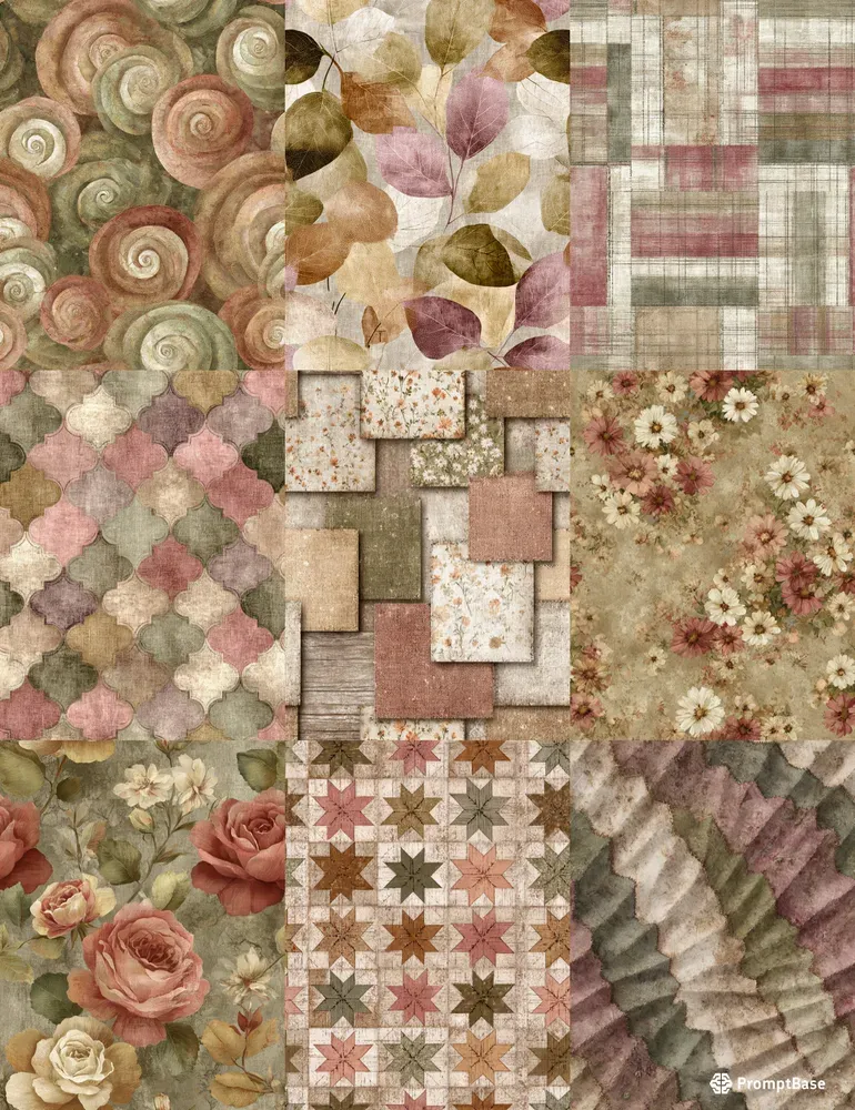 Vintage Rustic Taupe Seamless Pastels