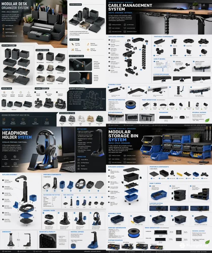 3D Printable Functional Product Gens