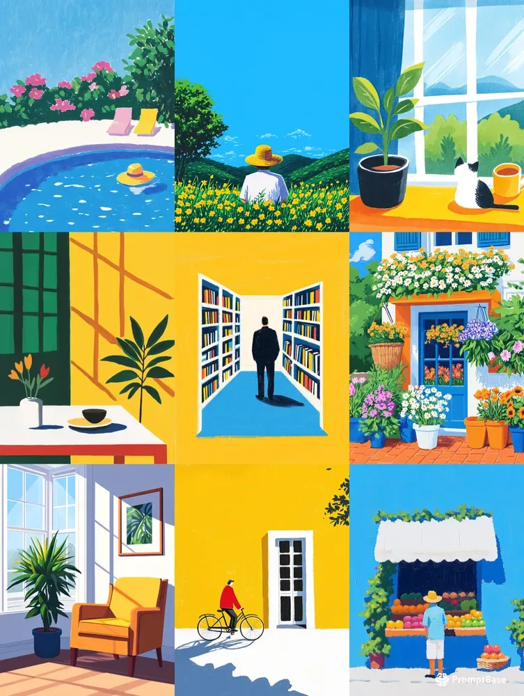 Matisse Inspired Magazine Cover Art