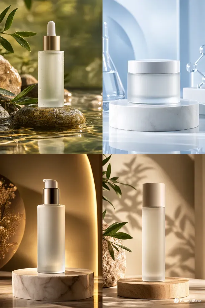 Luxury Skincare Product Aesthetics